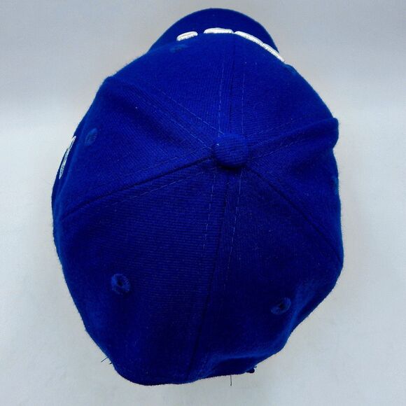 New Era Mens Hat Blue Strapback NFL New York Giants 9Forty Football Cap - Picture 6 of 13